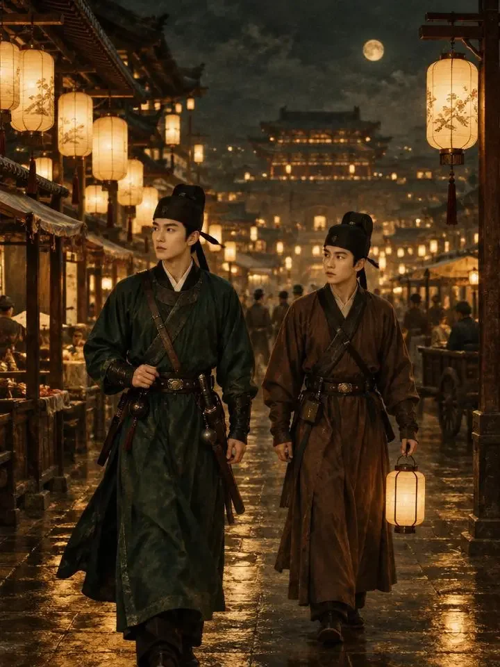 《长安十二时辰之外》短剧封面，古装题材